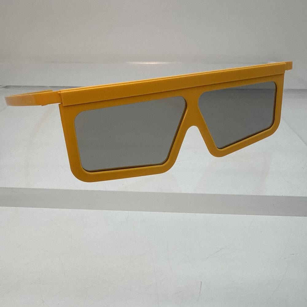 Disney World Toy Story Mania Plastic Yellow 3 D Glasses